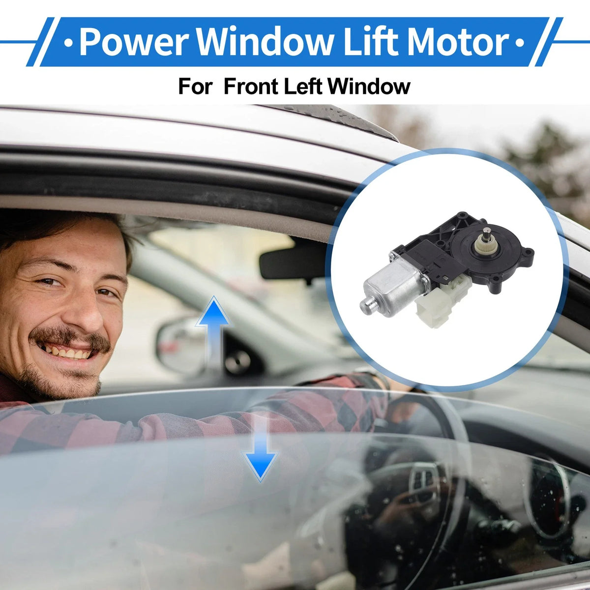 Power Window Regulator Lift Motor for Ford Fusion (2013–2019) No.DS73F23209BB