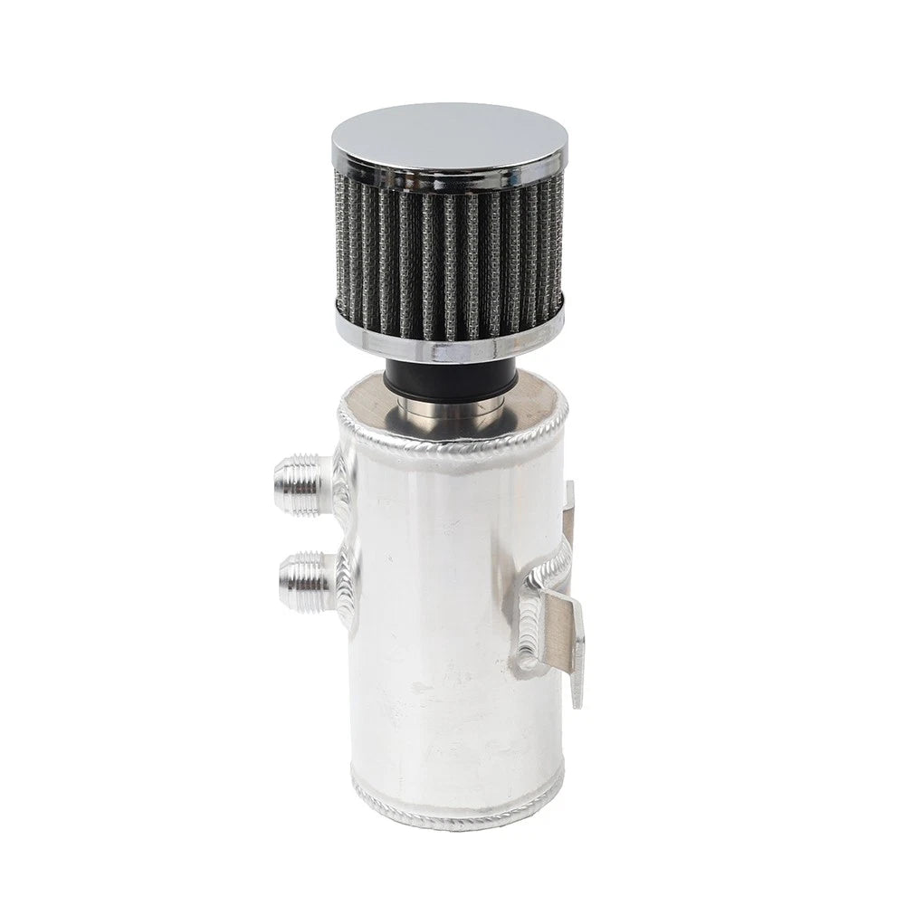 750ml Aluminum Baffled Oil Catch Can Separator with Breather Filter
