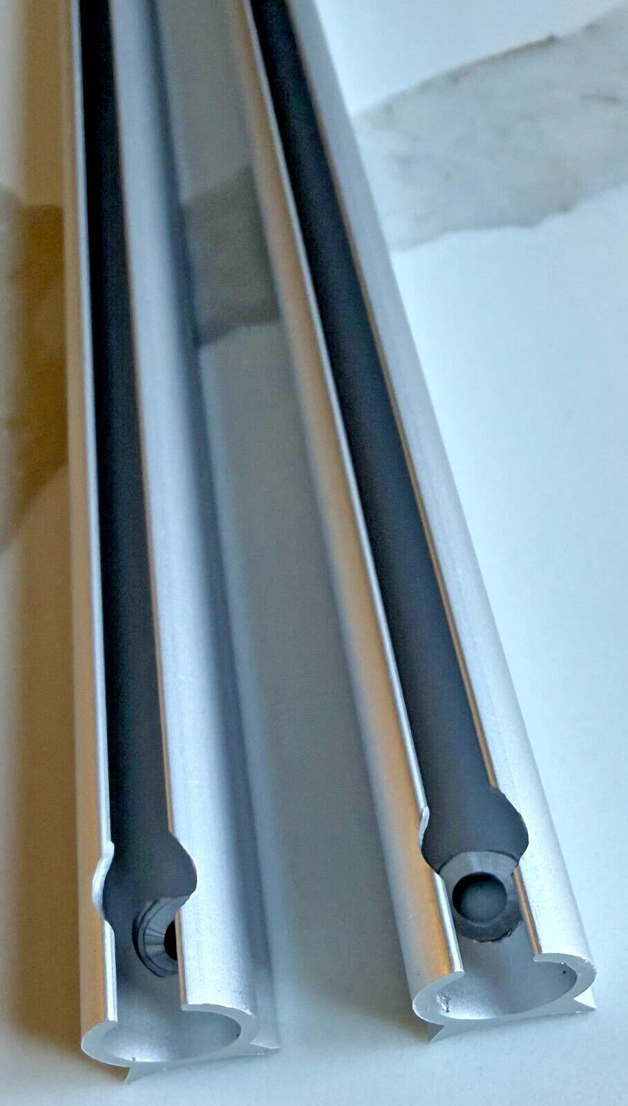 Set of 2 Awning Rails for Caravan Campervan Motorhome (Universal) 1.2m Each