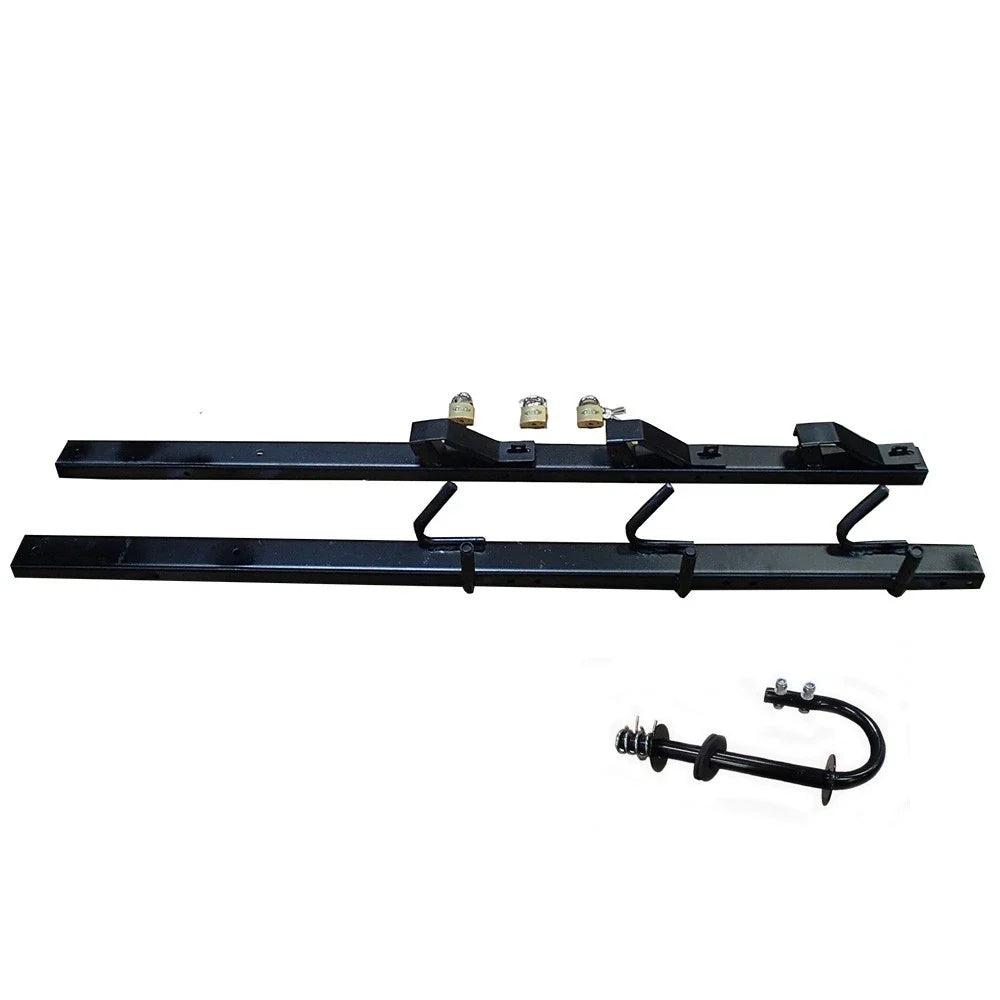3-Place Lockable Trimmer Rack for Open Landscape Trailer