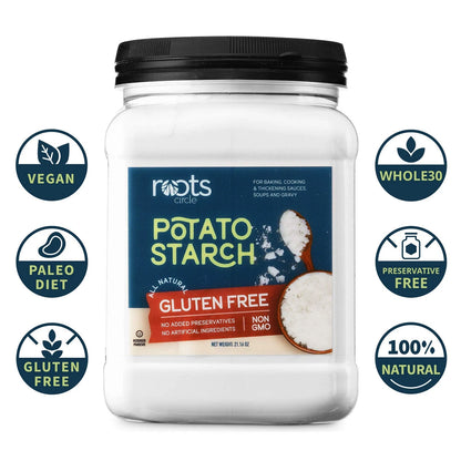 Gluten-Free Potato Starch for Roots Circle (Pack of 21oz)