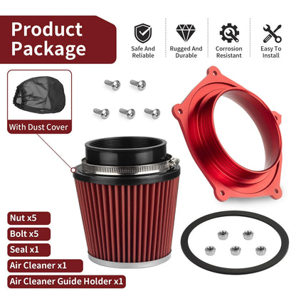 Air Filter Intake Cleaner Kit for Yamaha YFZ450R 2009–2024 5TG-14451-00-00