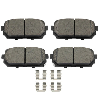 4X Rear Ceramic Brake Pads Kit for Kia Rondo (2007–2012)