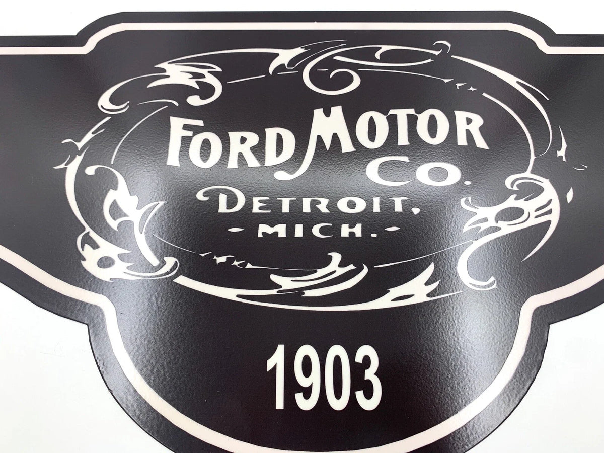 Metal Sign Replacement for Ford Motor Company Since 1903 (1903–1903)