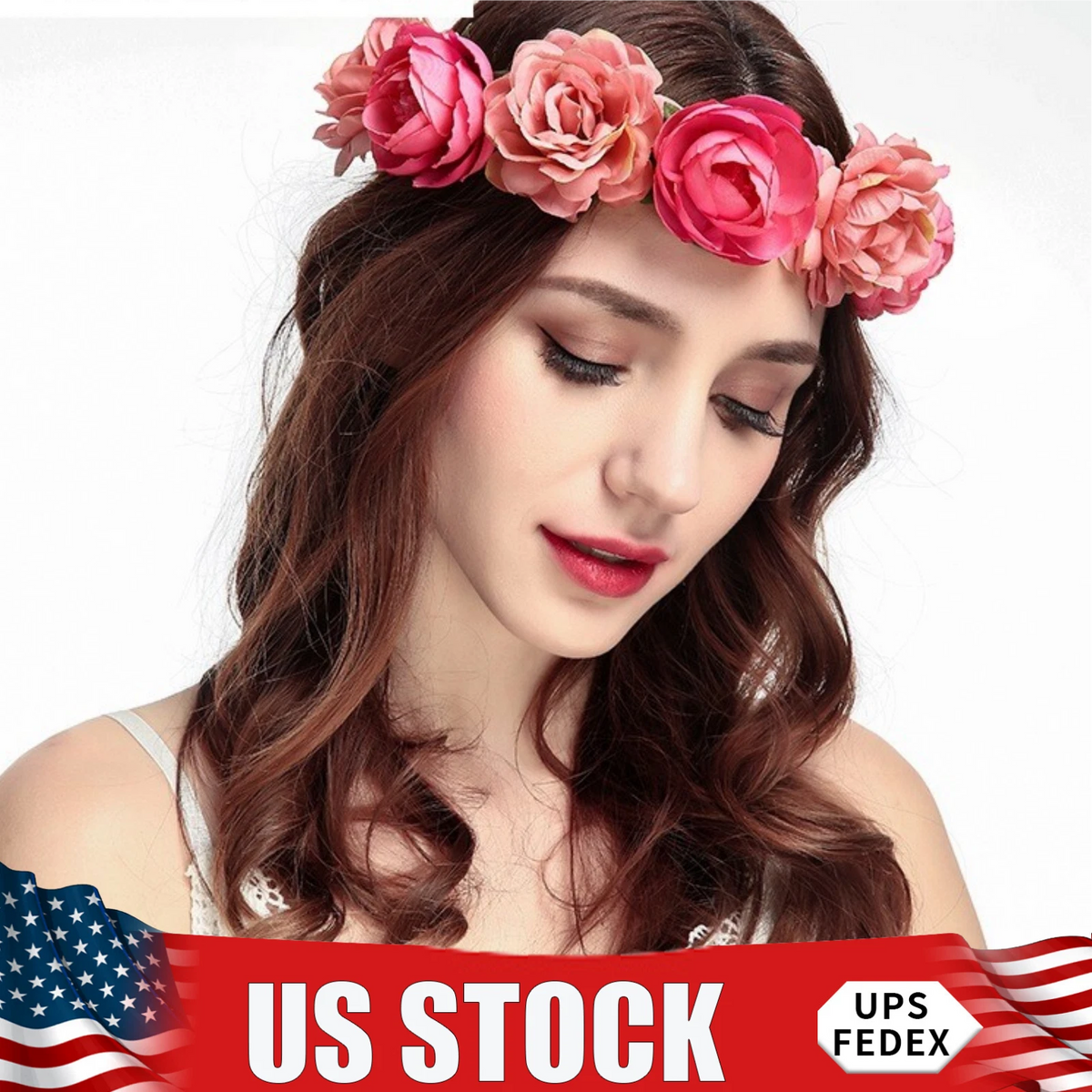 Flower Headpiece Hair Wreath for Universal Fit (No Specific Years)