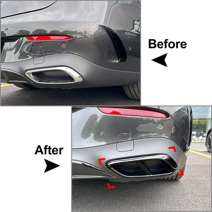 Chrome Throat Exhaust Pipe Outlet Cover Trim for Mercedes-Benz CLE Coupe (2024)