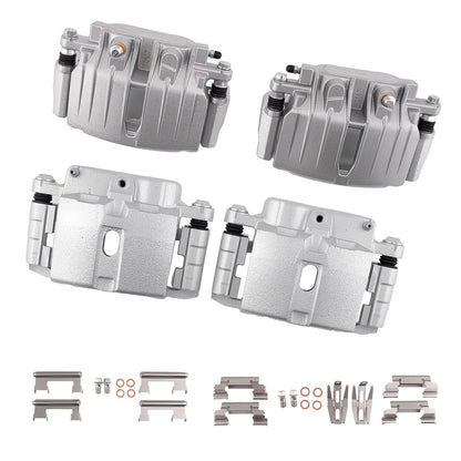 Front Rear Brake Calipers w/ Bracket for Chevy GMC Yukon Cadillac Escalade (2002–2006)