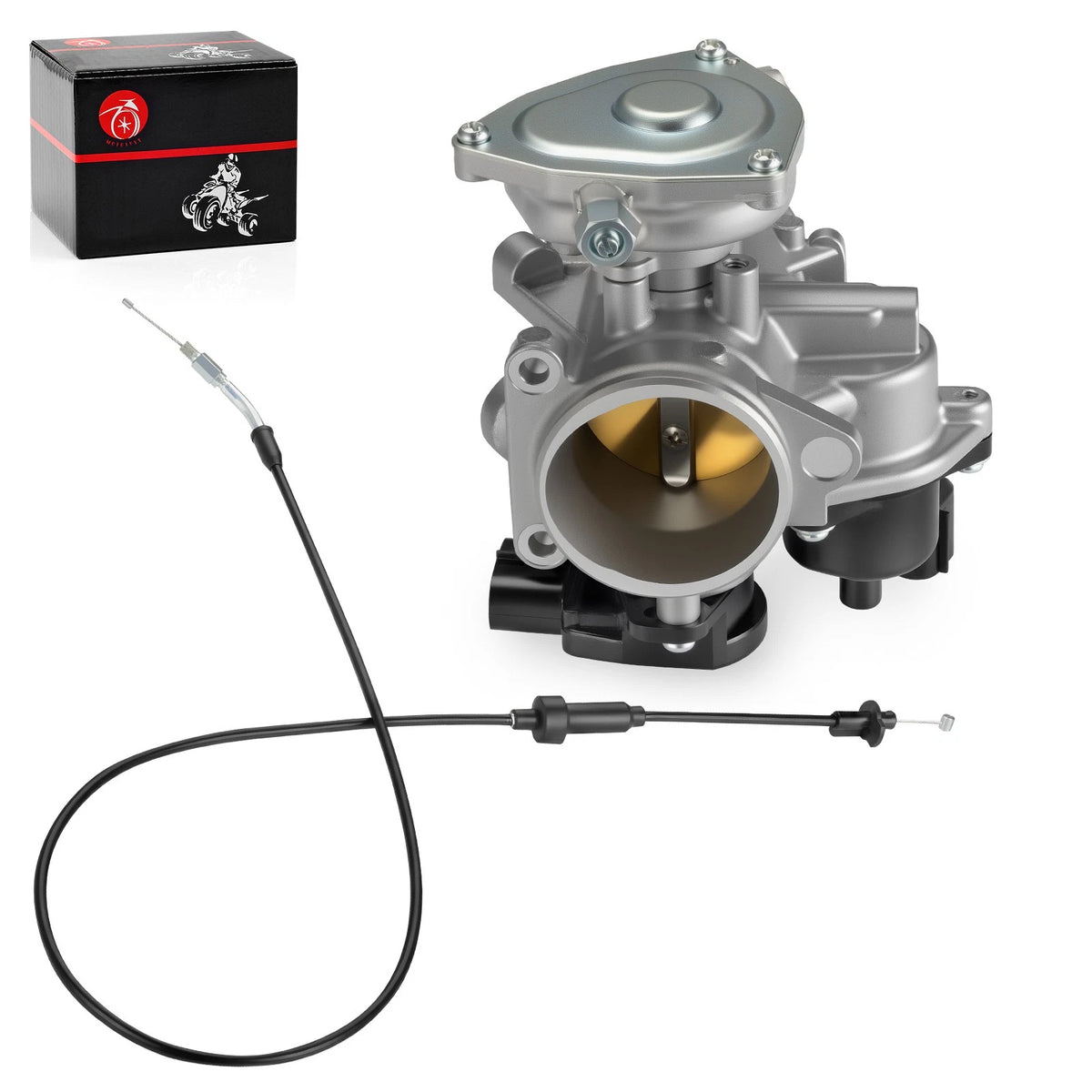 Throttle Body Assembly with Cable for Polaris Sportsman 550 (2011) - 7081576, 7081442, 3131704