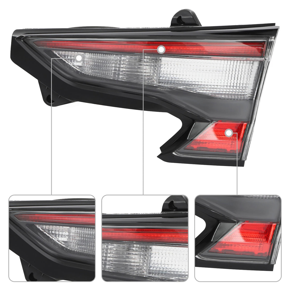 Set of 2 Inner LED Tail Lights for Subaru Outback (2020–2022) 84251AN04A, 84251AN05A