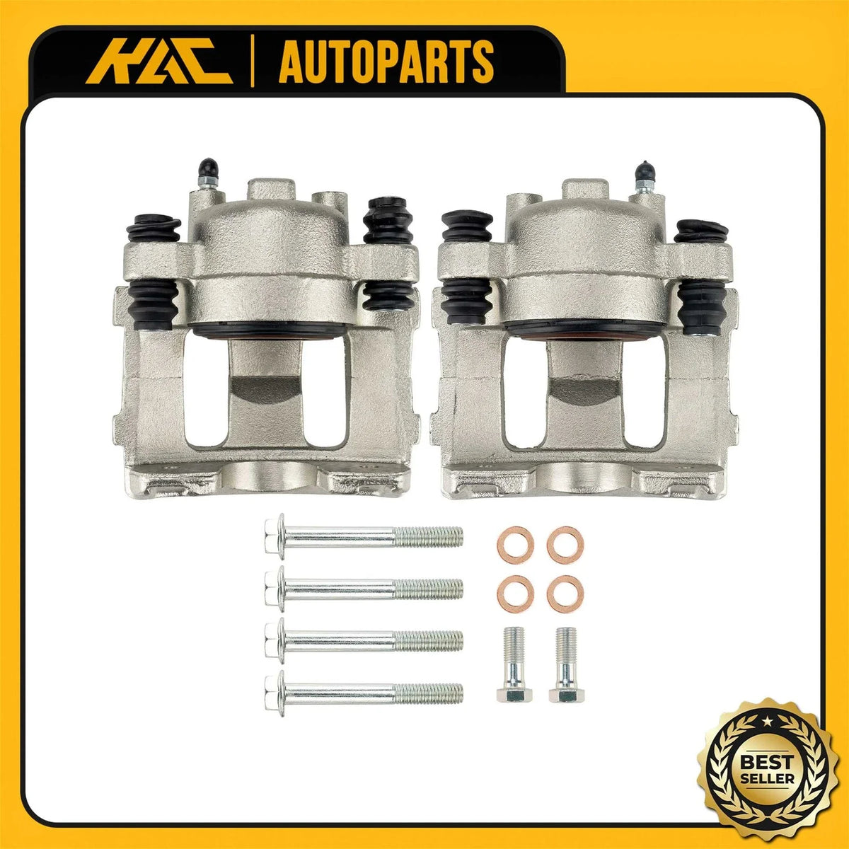 2x Front Side Disc Brake Calipers for Jeep ZJ Grand Cherokee Wrangler TJ (1993–2006)