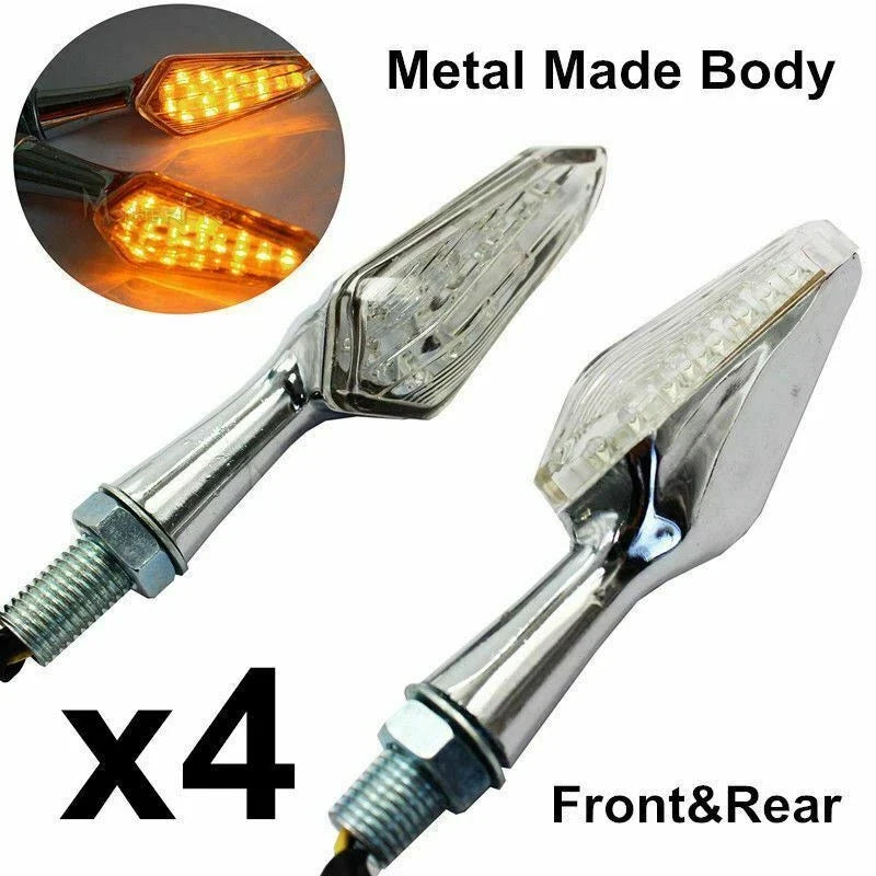 4X LED Turn Signal Indicator for Suzuki GSXR 600 750 1000 SV 650 (2001–2023)