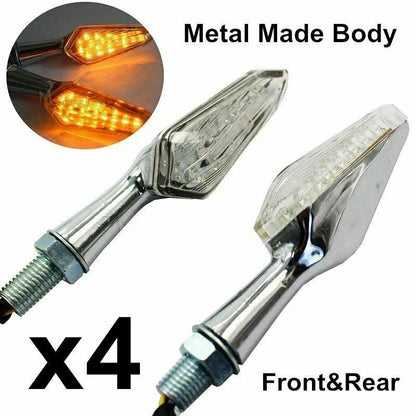 4X LED Turn Signal Indicator for Suzuki GSXR 600 750 1000 SV 650 (2001–2023)