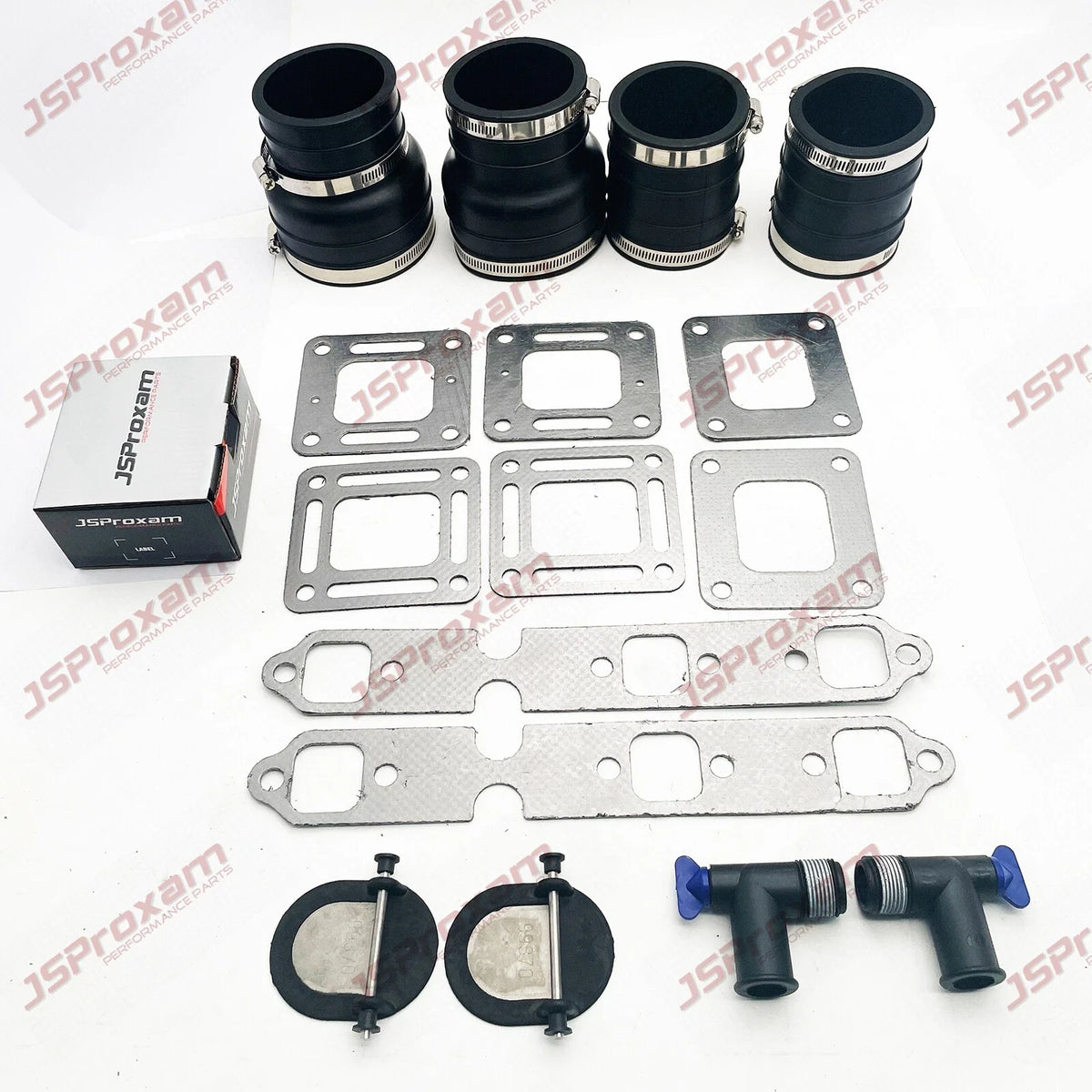 Wet Joint Exhaust Bellows Kit for MerCruiser V6 75-205 (70981A3, 90949T, 99757)