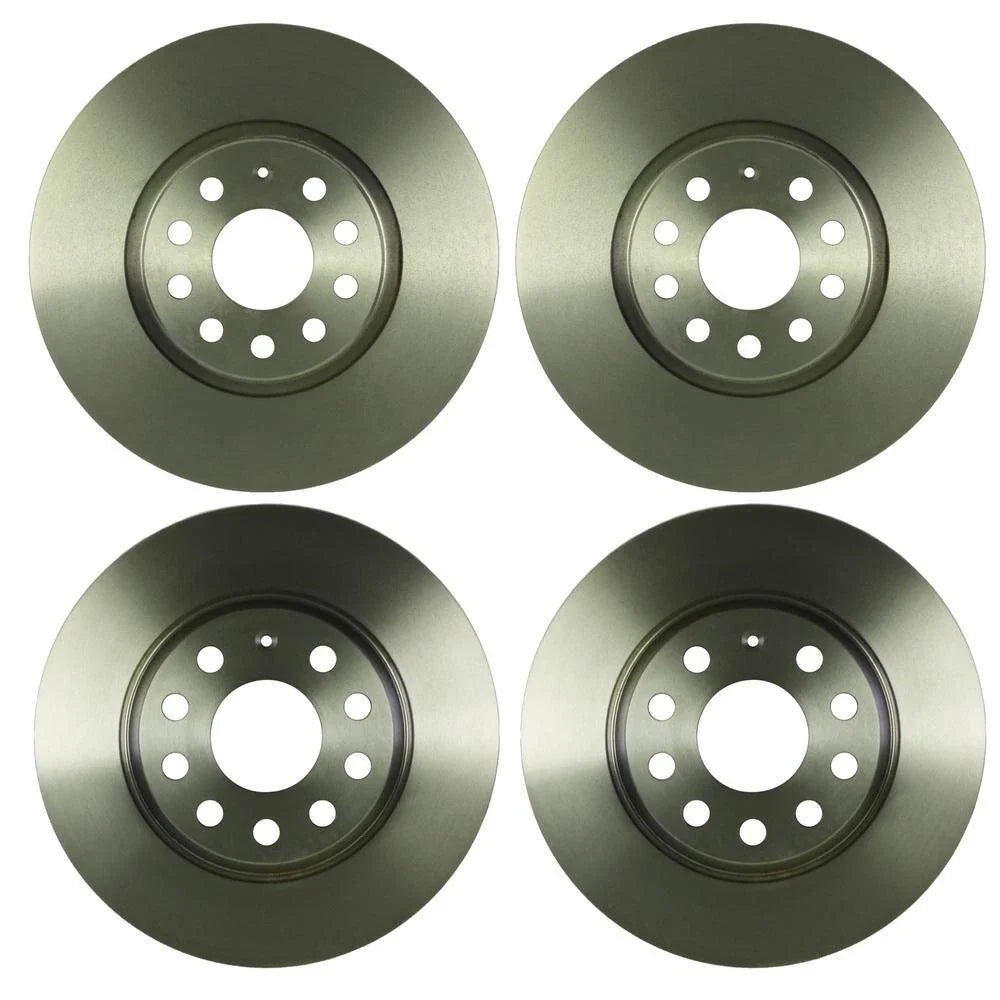 Disc Brake Rotor Kit Set of 4 for Volkswagen (312mm/286mm)