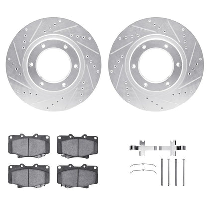 Rotor Set for Toyota Land Cruiser (1993–1997) ALX-PAU-DF-7512-76087-CLA2