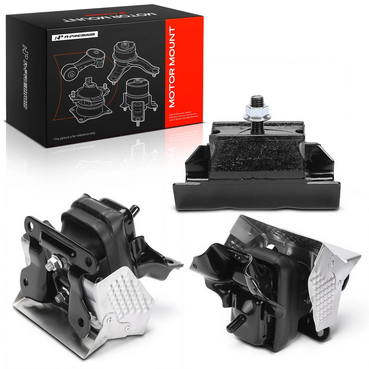 3X Engine & Transmission Mount for Chevrolet GMC Cadillac 5.3L (10001752, 15761786, 15788796)