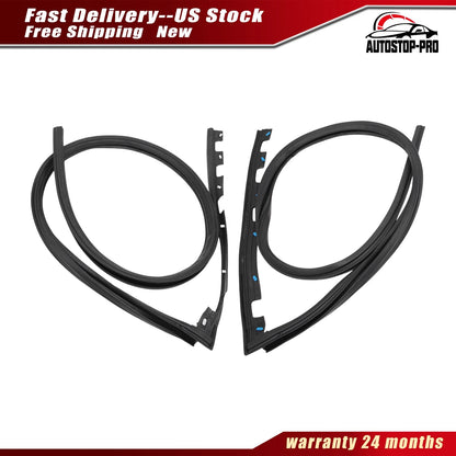 Front Door Rubber Seal Pair for Civic Hatchback (1996–2000) 72325-S03-G01, 72365-S03-G01