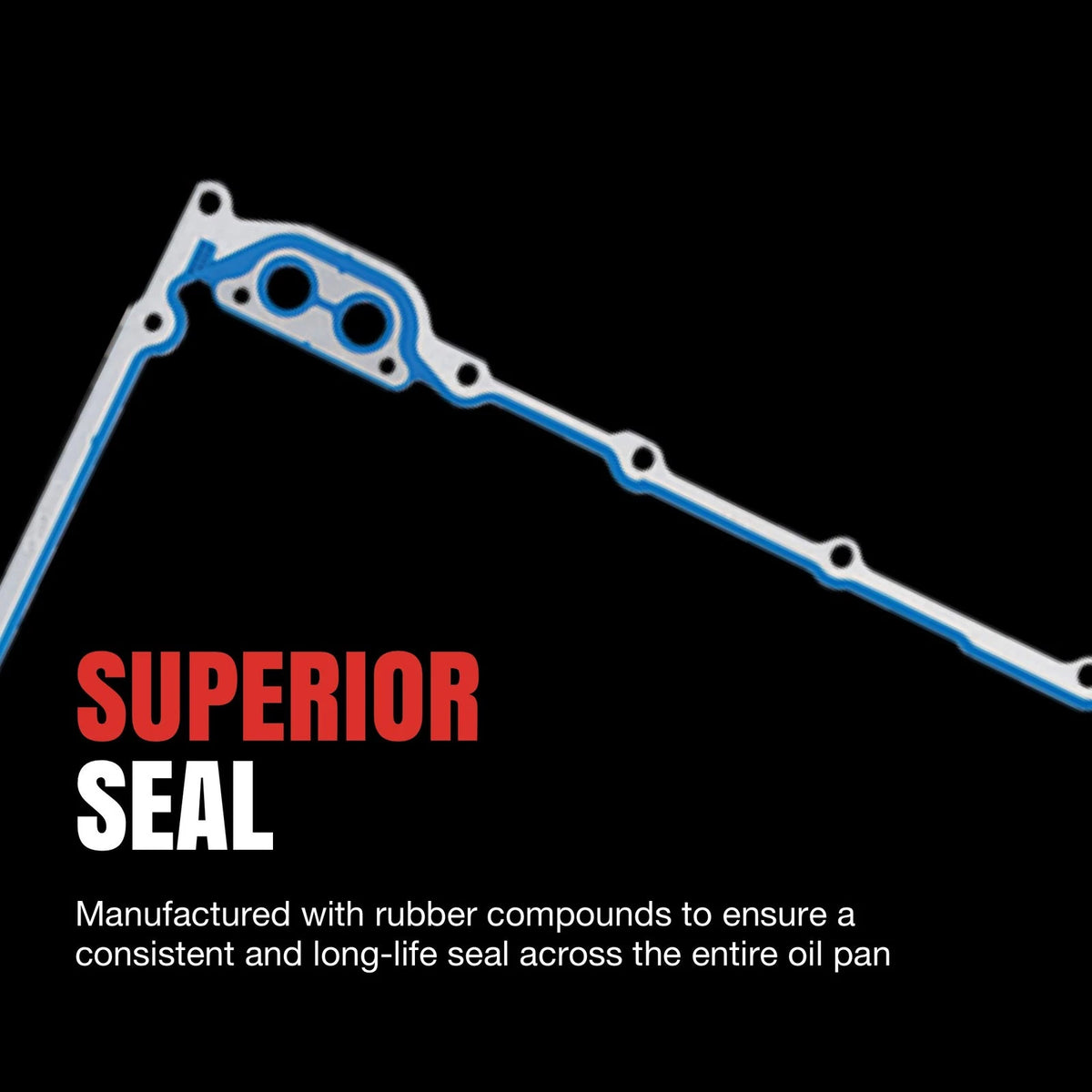 Set of 2 Engine Oil Pan Gaskets for Stock (OS 30693 R)