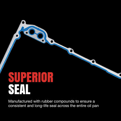 Set of 2 Engine Oil Pan Gaskets for Stock (OS 30693 R)
