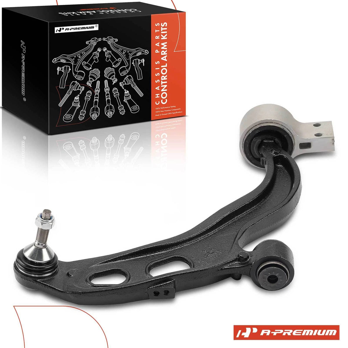 Front Right Lower Control Arm with Ball Joint for Ford Flex Lincoln (MS401187, 528-354, X15CJ0847, RK622917)