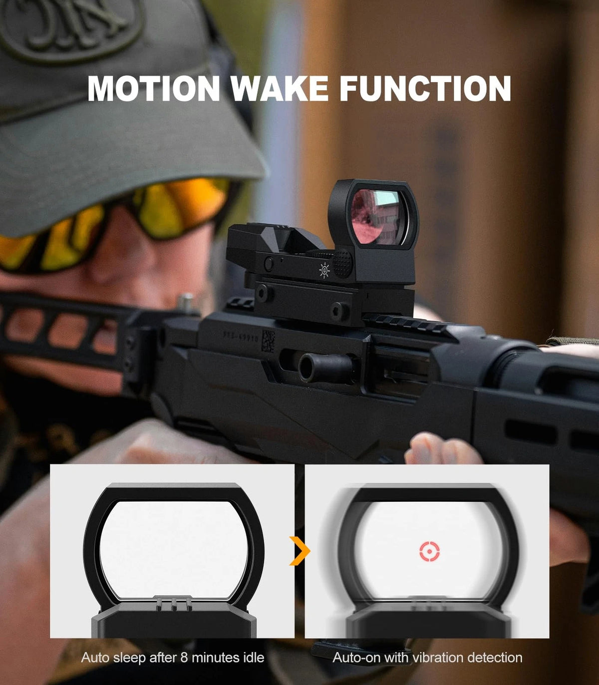 Feyachi Reflex Sight for Universal Fit (Adjustable Red Green Dot)
