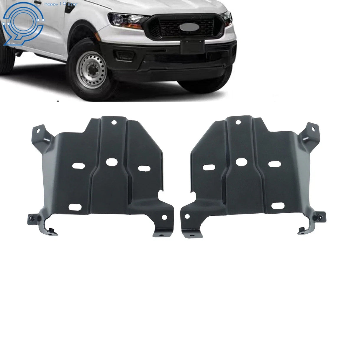 Set of 2 Bumper Brackets for Ford Ranger (2019–2023)