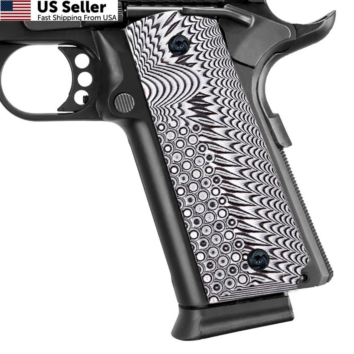 G10 Grips for 1911 Full Size Ambi Safety (1911)