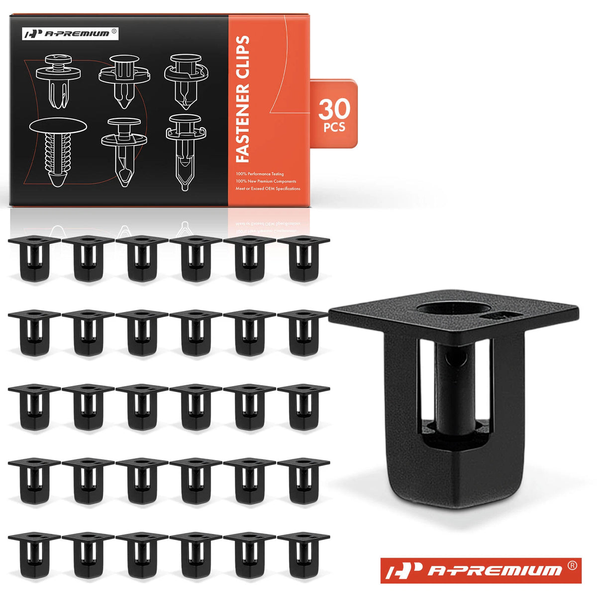 Set of 30 Rear Bumper Screw Grommet Fasteners for Honda (90682SDAA01, 21205)