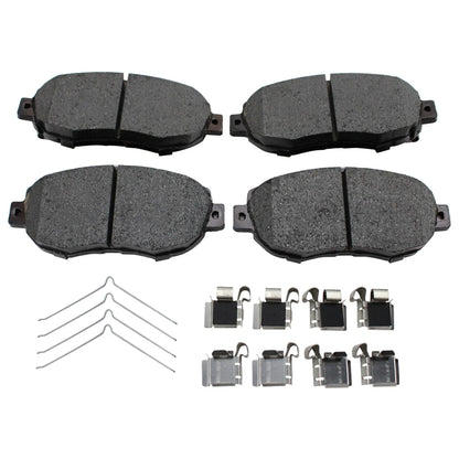 Set of 4 Akebono ProACT Front Ceramic Brake Pads for Toyota Supra (1993–2002)