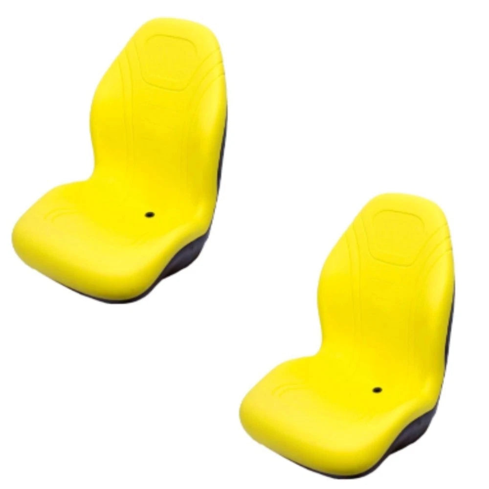 2 High Back Yellow Seats for John Deere 625I 825I 855D 550 850I 6x4