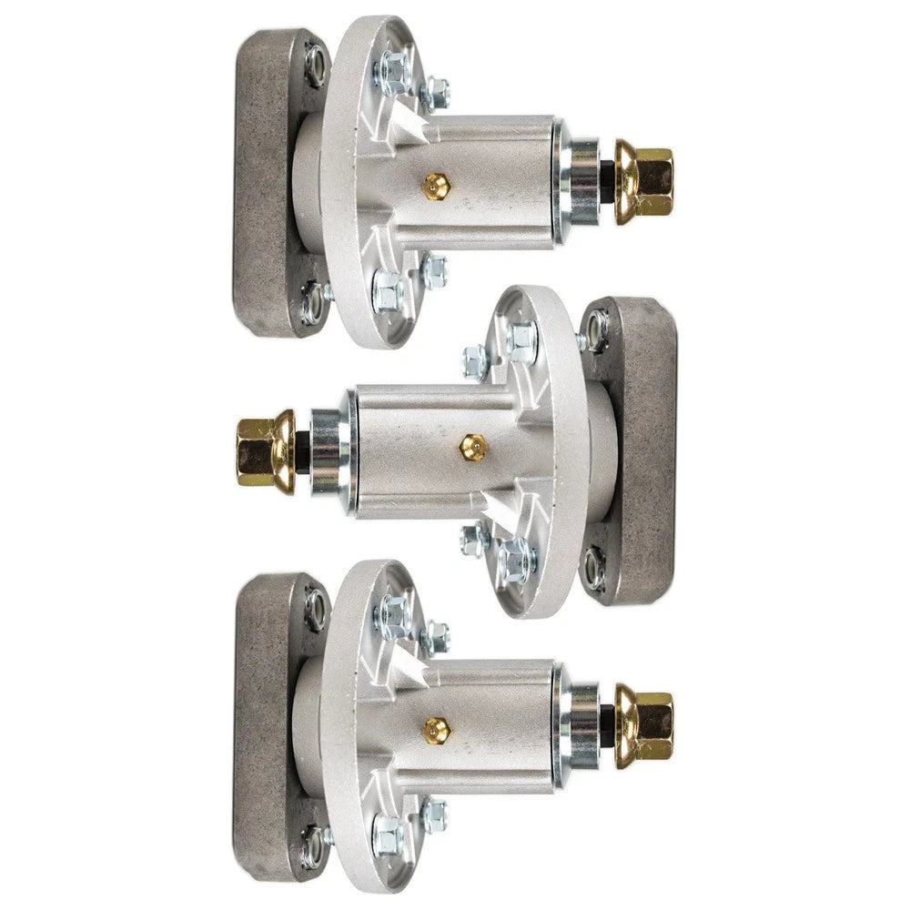 Set of 3 Mower Deck Spindles for John Deere L100 L110 L118 L120 L130 (GY20050, GY20785)