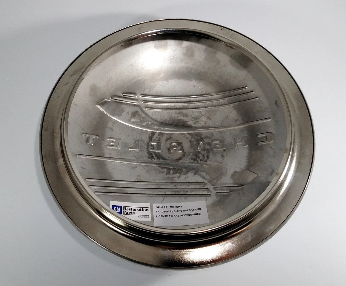 Hubcap Stainless Steel Moon Clip Style for 1941-1948 Chevy Car Truck