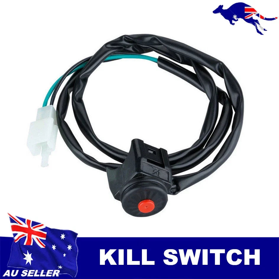 Start Horn Kill Switch Button for Motorcycle ATV Dual Sport Dirt Bike (AU)