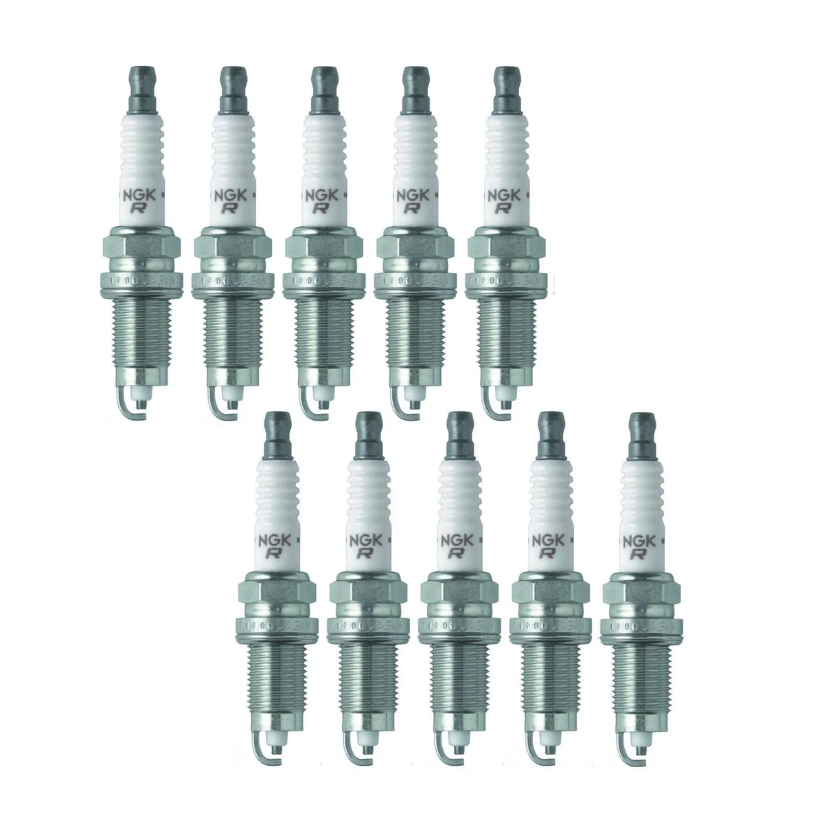Set of 10 NGK V-Power V-Cut Spark Plugs 0.035 Gap for Dodge Viper (1992–2002)