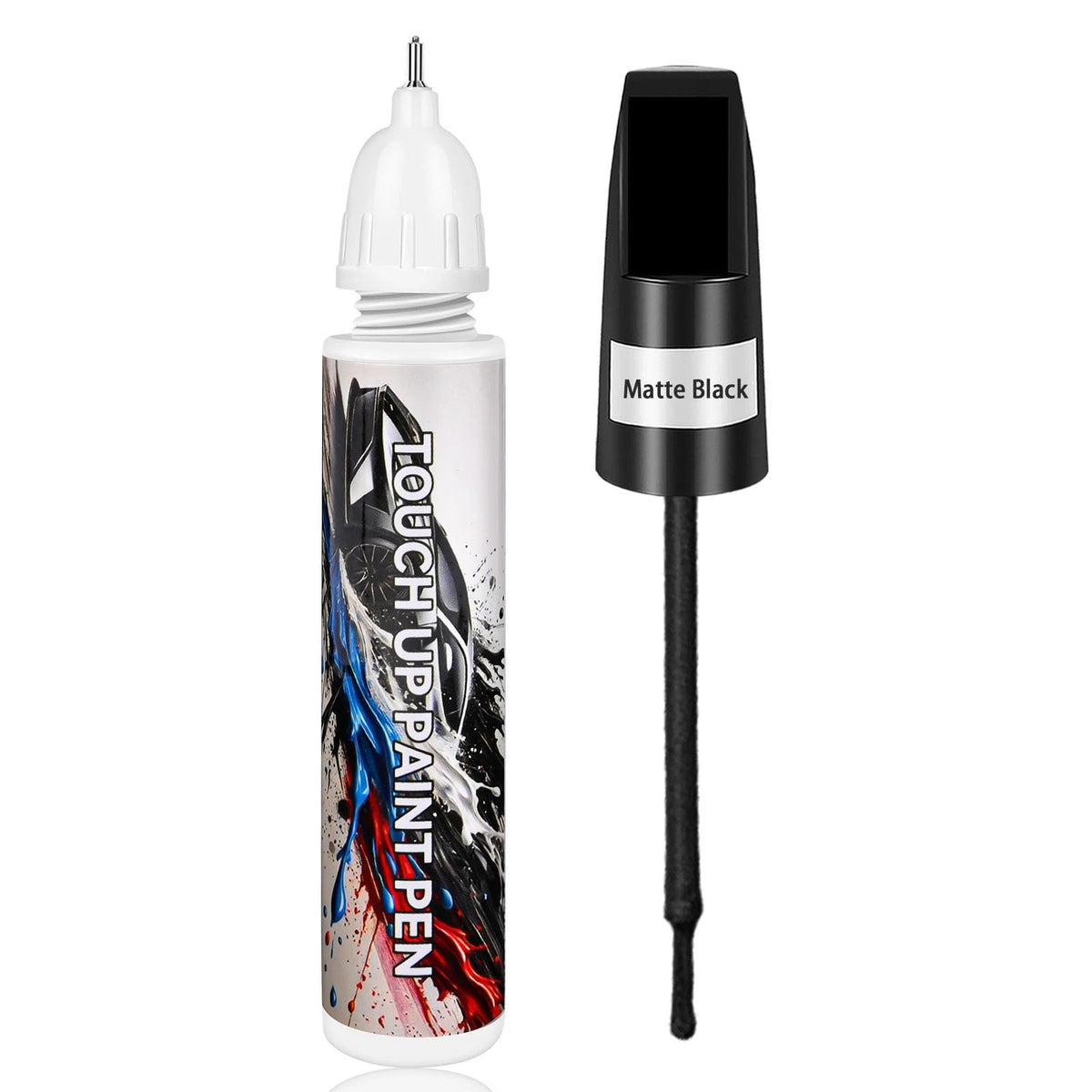 Matte Black Touch Up Paint for Universal (0.4 Fl Oz, Pack of 1)
