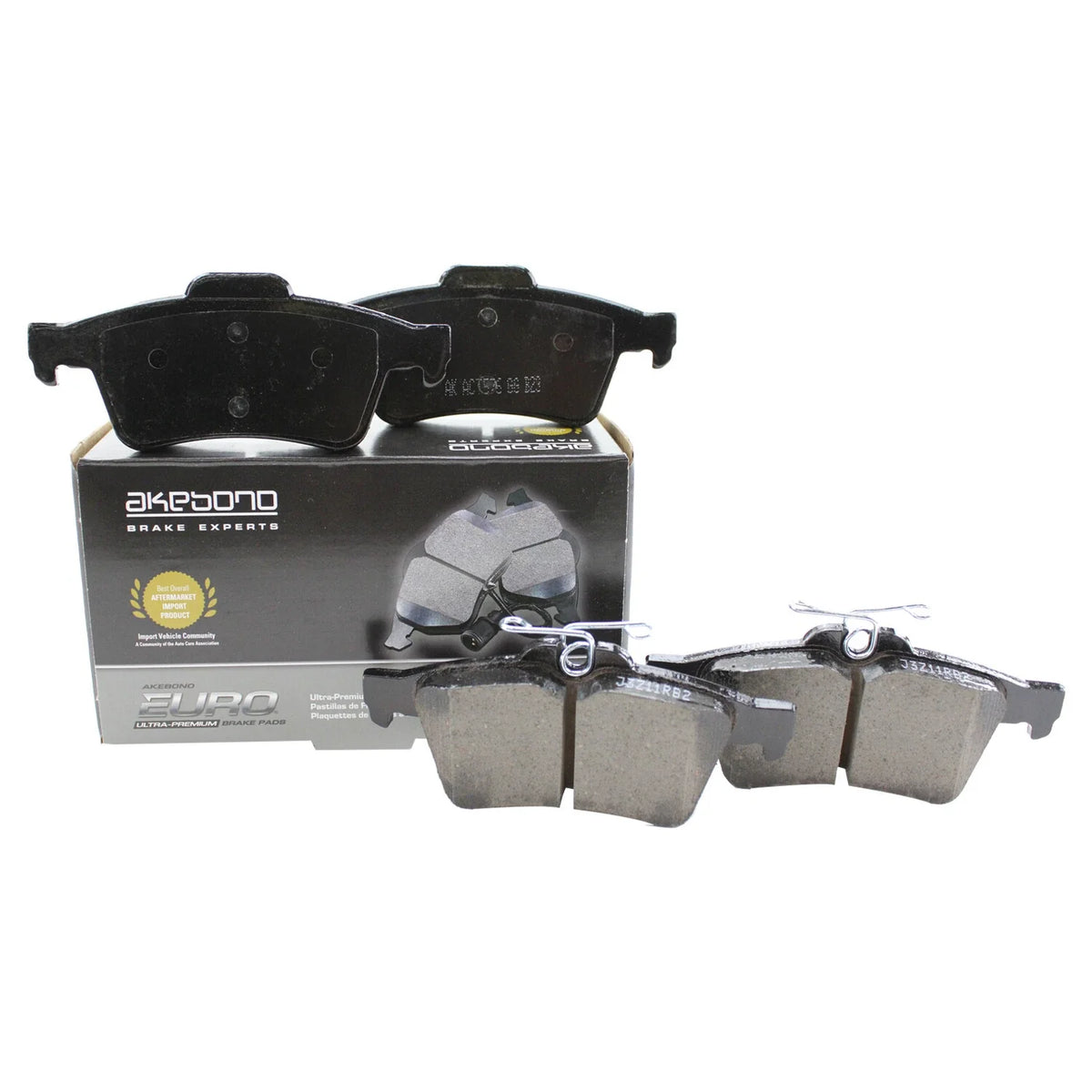 Front Disc Brake Pads for Chevy Ford Jaguar Mazda Pontiac Saab Volvo (Akebono)