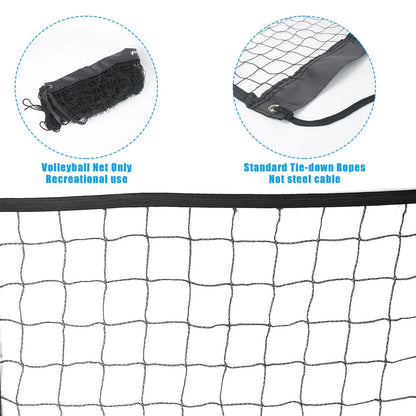 Volleyball Net Replacement for 21ft Court (1 Piece)