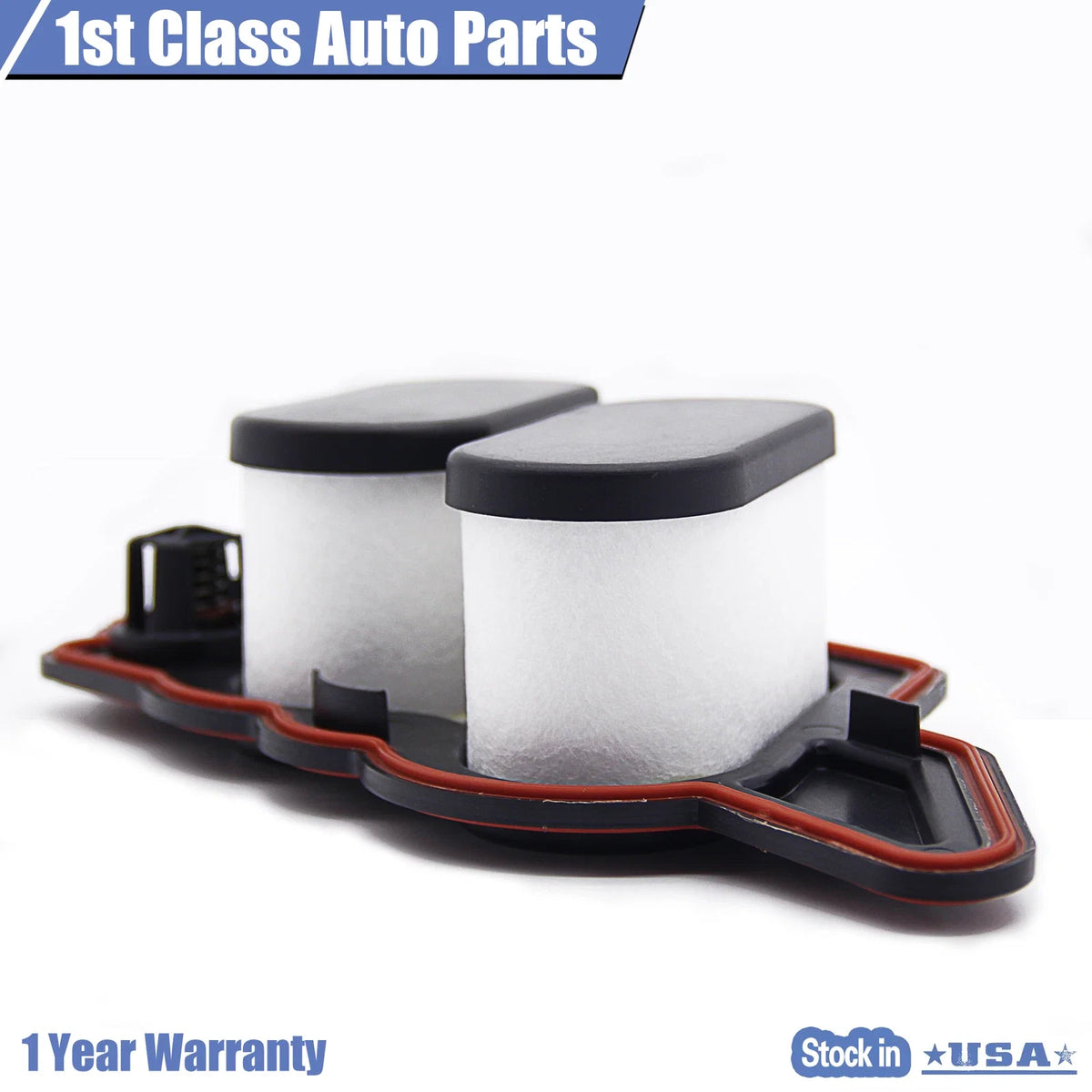 2X Engine Crankcase Breather for Ford F-350 F-450 F-550 Super Duty (2017–2018)