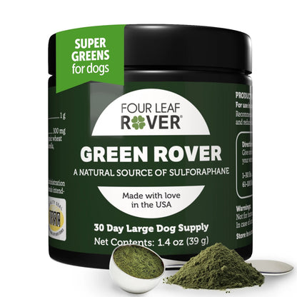 Green Rover Greens for Dogs Powder with Organic Broccoli Sprouts