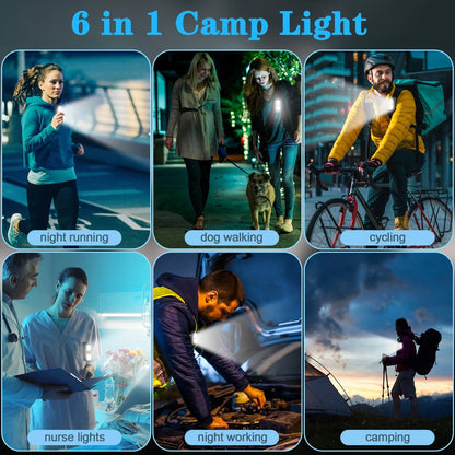Clip on Running Lights for Runners - 600 Lumen Rechargeable EDC Flashlight