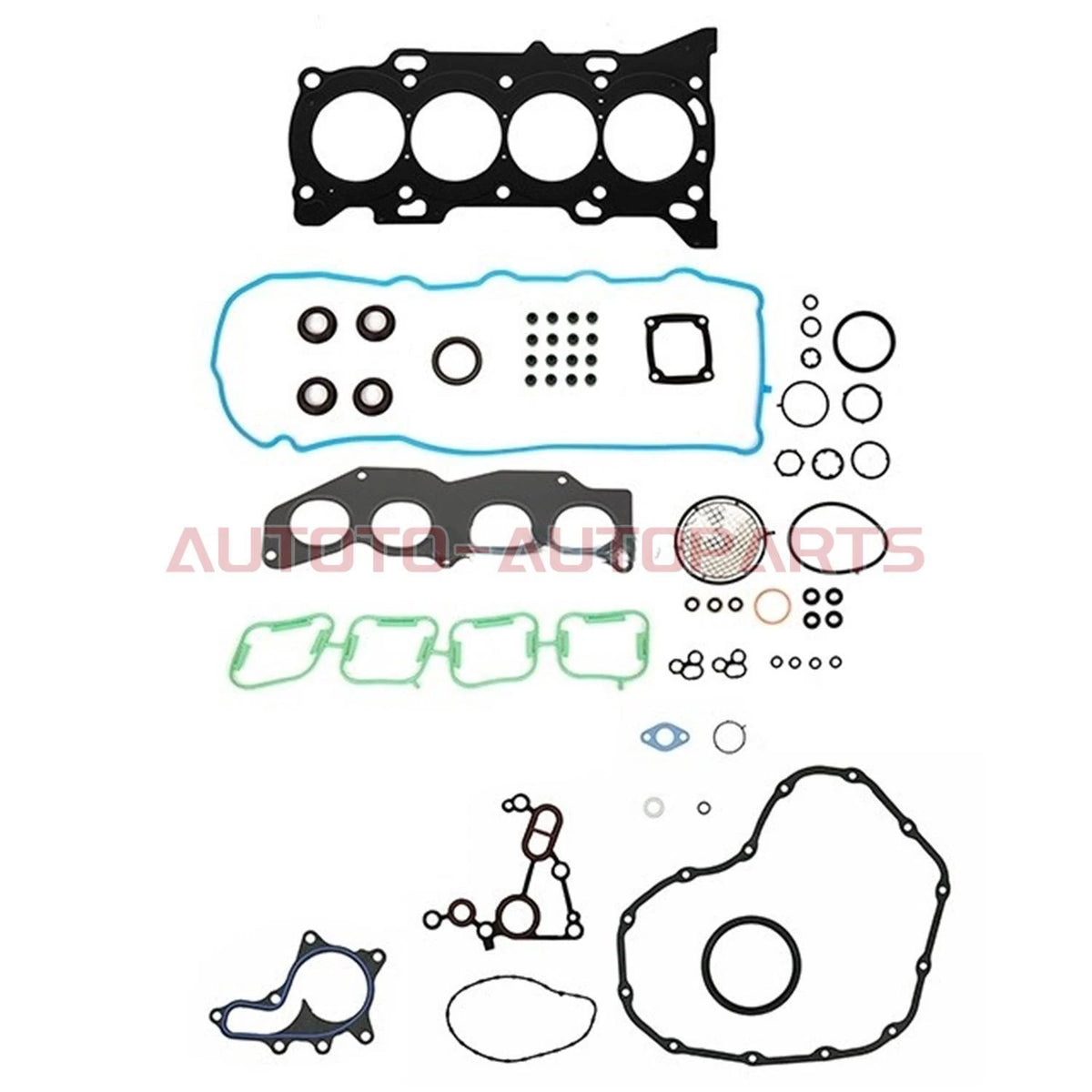 2X Engine Overhaul Gasket Seals Kit for Toyota Camry RAV4 Scion tC (2009–2016) MA-9761313202, CS26562, HS26562PT