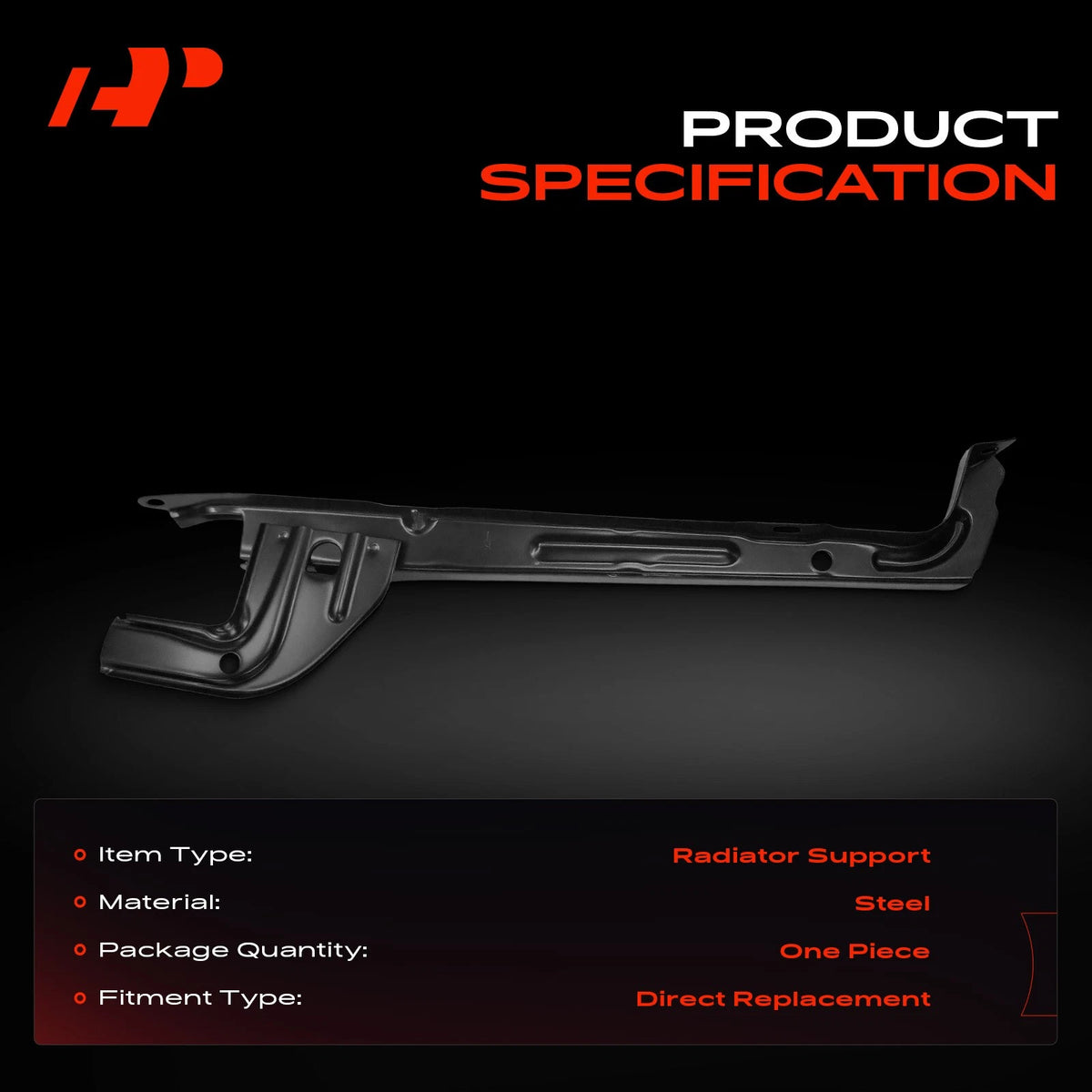 Radiator Support Center for Toyota Corolla (2003–2008) 5320802060, TO1233100