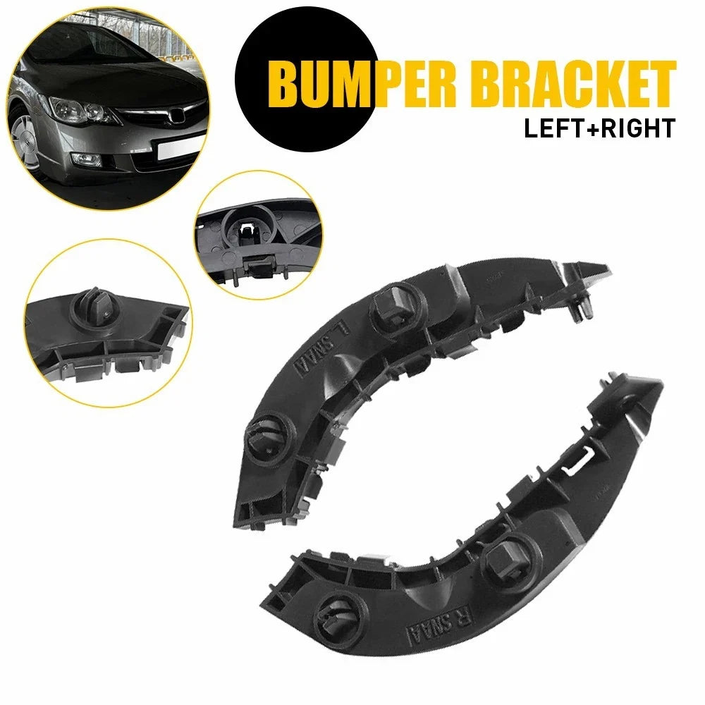 2X Front Fascia Bumper Bracket for Honda Civic Sedan (2006–2011)