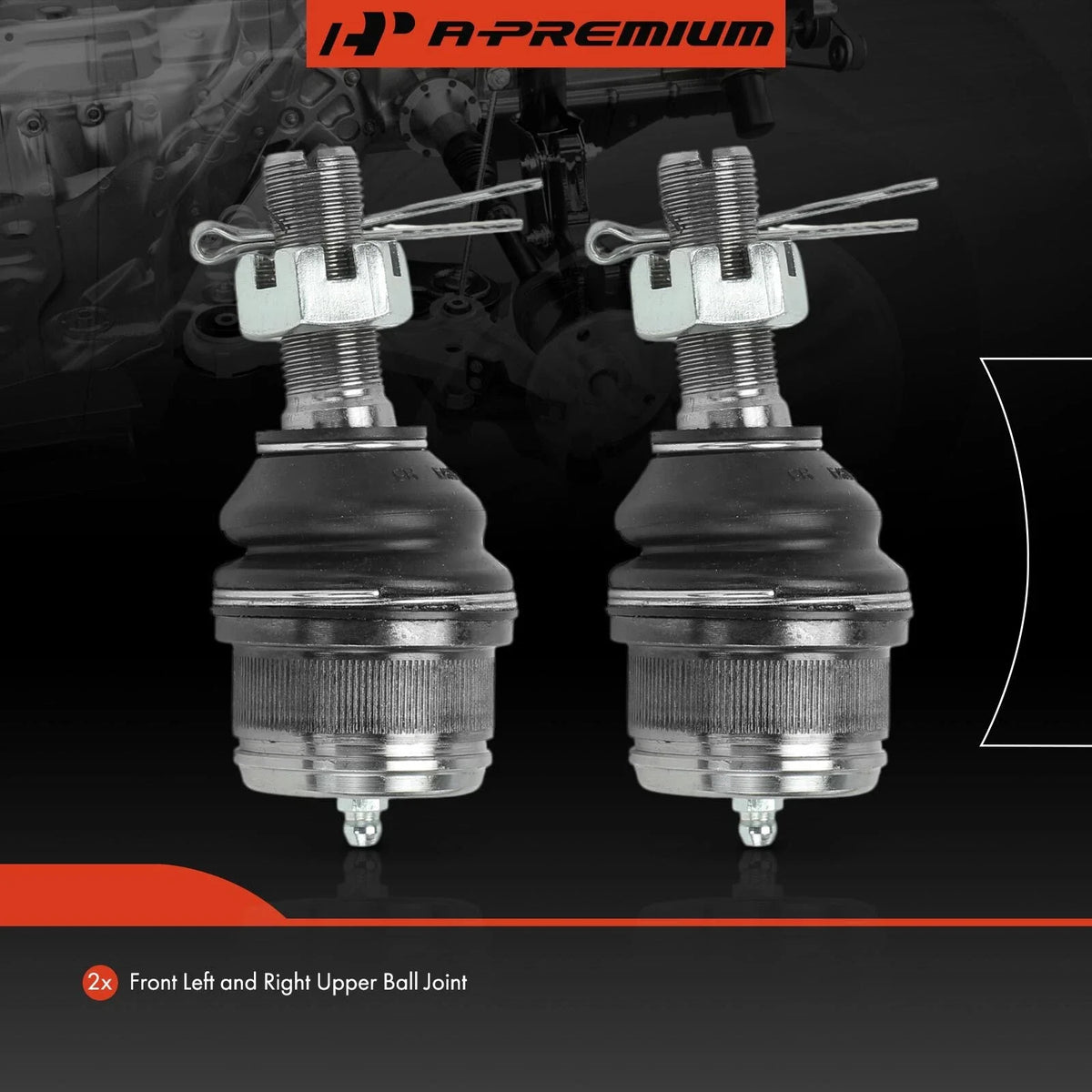 2X Front Upper Ball Joint for Ford F-350 Super Duty (1999–2022)