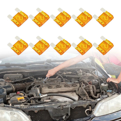 Blade Type Car Fuses Pack of 10 for Motorcycles and Boats