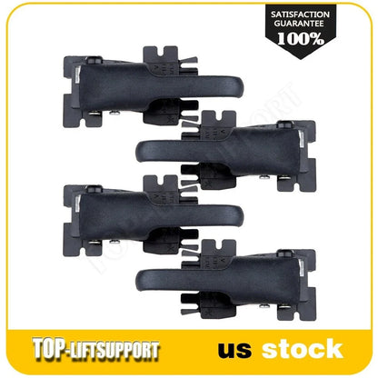 Set of 4 Door Handles for Ford Mercury (Interior, Black)