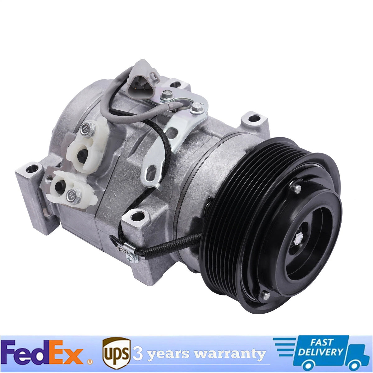 Air Conditioner Compressor with Clutch for Toyota Tundra (2007–2020) 158325