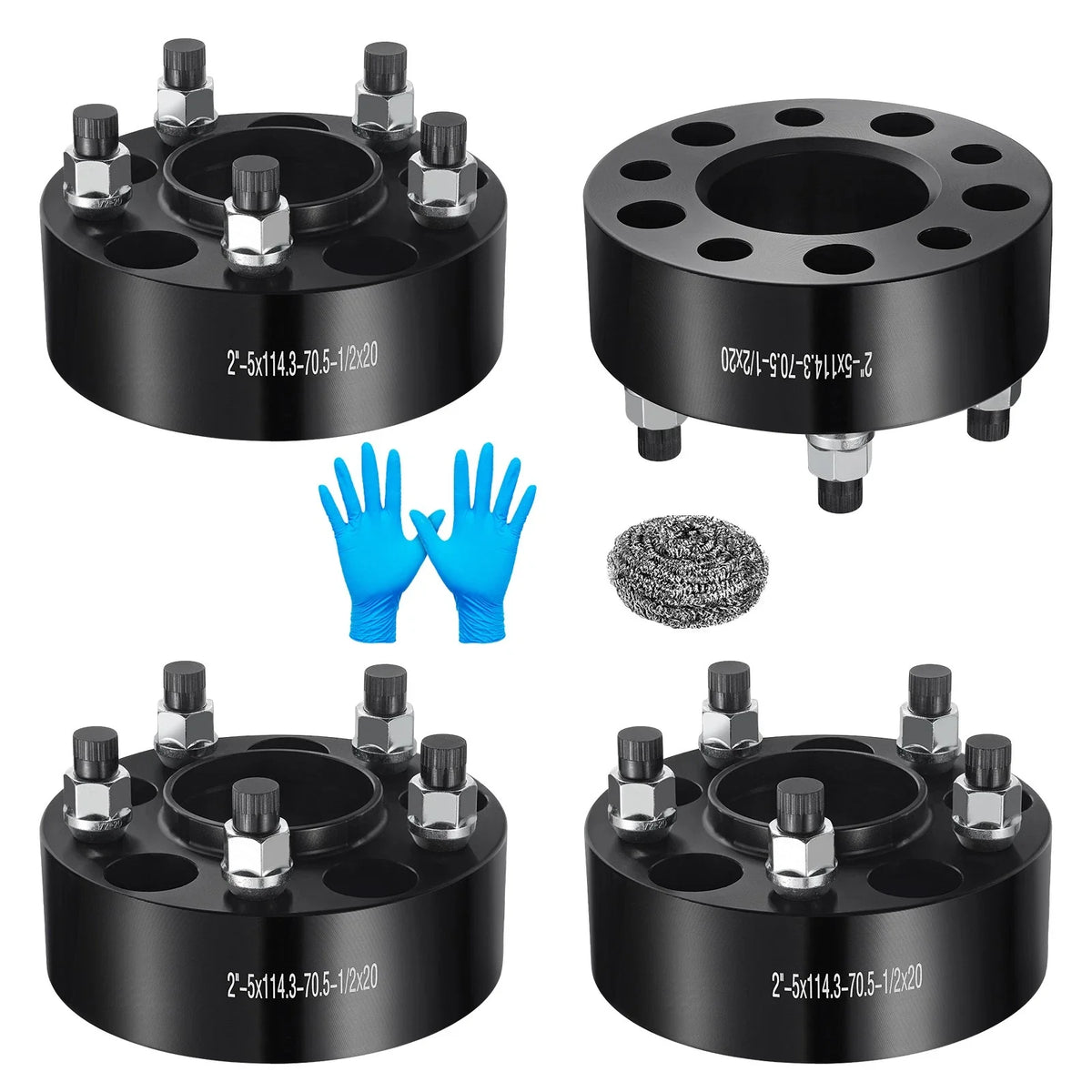 2" Hub Centric Wheel Spacers for 1984-1992 Lincoln Mark VII (5x4.5)