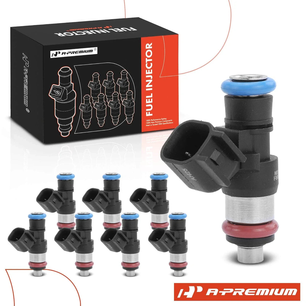 8x Fuel Injectors for Chevy Camaro (2010–2015) Corvette (2006–2013) Pontiac G8