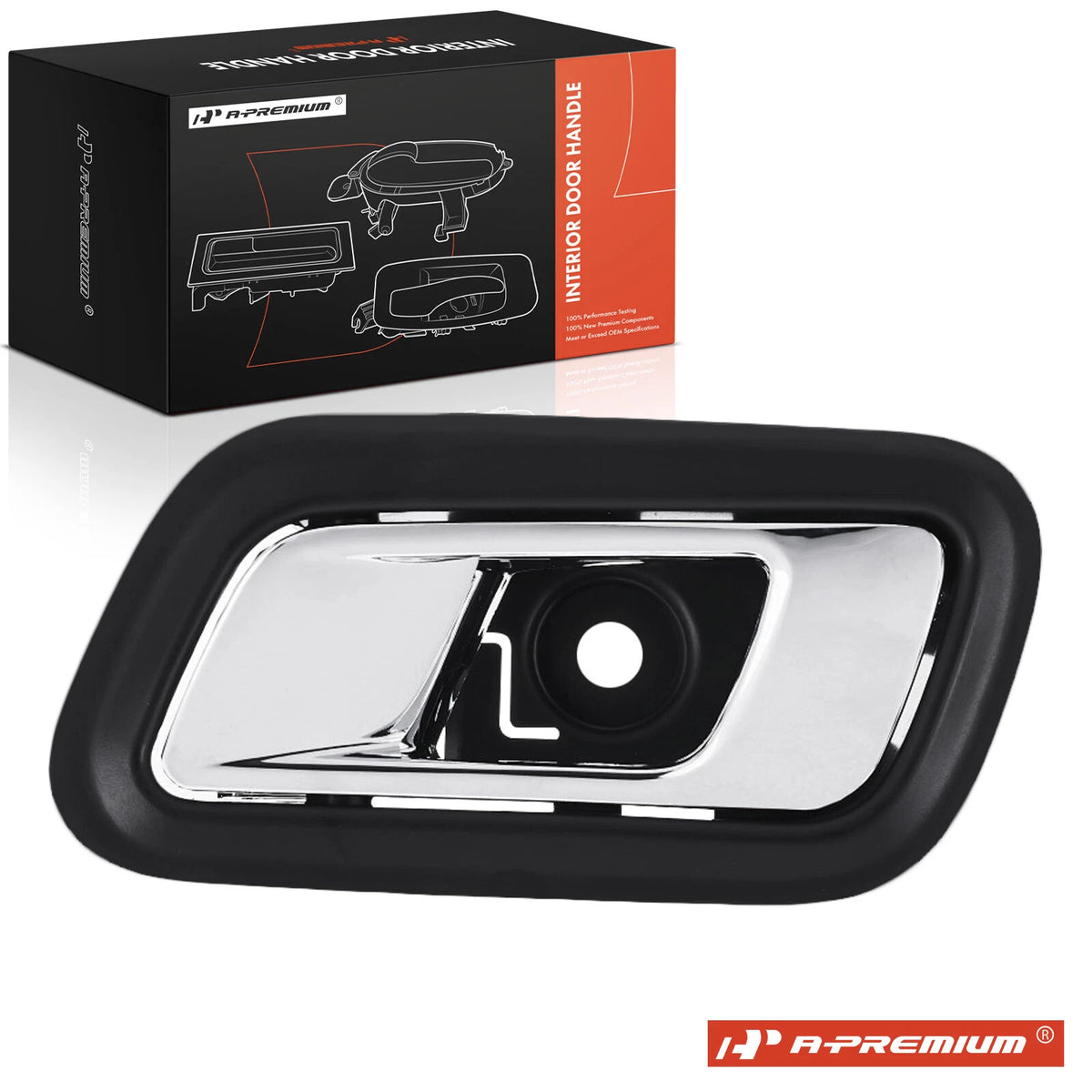 Rear Left Chrome Interior Door Handle for Ford Taurus (2010–2012) AG1Z-5421819-AA, 96496